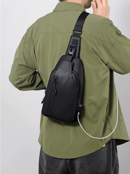 🎒 LIMITED-TIME 50% OFF! ✨ Adjustable Oxford Cloth Crossbody Chest Bag – Slim, Multi-Pocket, Lightweight 🖤