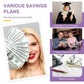 Savings Challenge Book with 100 Envelopes - Money Saving Binder Kit with Reusable Tracker