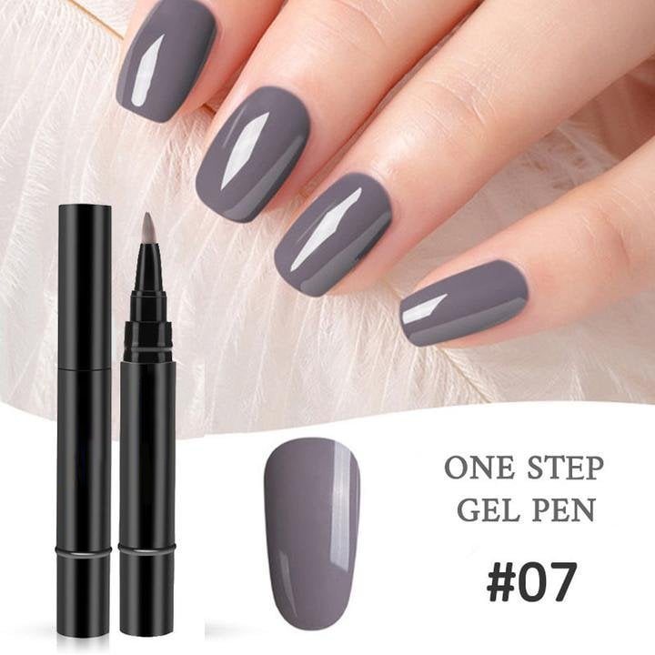 ✨One Step Nail Gel Pen🎨Free handheld mini UV nail lamp💡