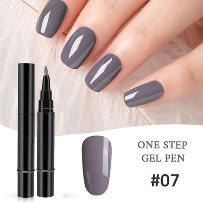 ✨One Step Nail Gel Pen🎨Free handheld mini UV nail lamp💡