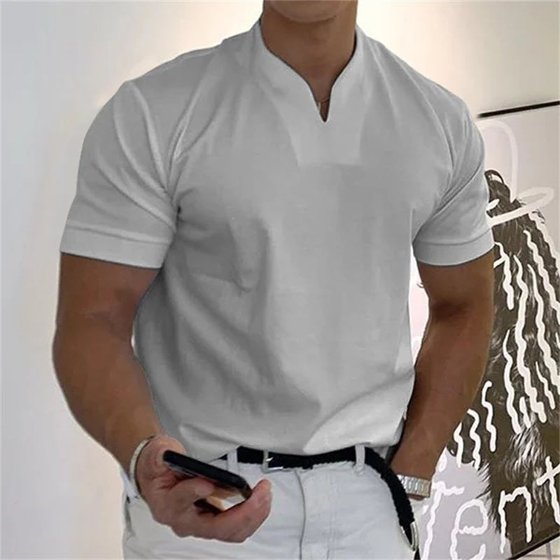 🥳💞Over 50,000 sold!💥Business-casual fitness T-shirt – stay cool and comfortable from the office to the gym. Soft to the touch, breathable and with a sharp cut. An essential addition to your everyday wardrobe💎