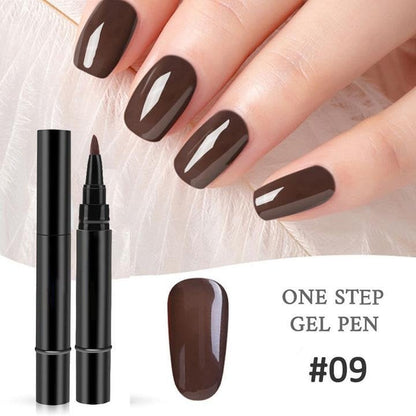 ✨One Step Nail Gel Pen🎨Free handheld mini UV nail lamp💡