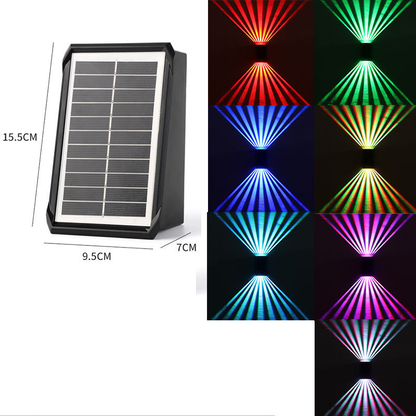 Solar Outdoor Waterproof Wall Light Set
