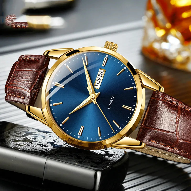Fashion Waterproof Quartz Watch | Unisex Luxury Timepiece for Men & Women