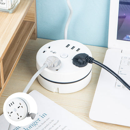 🔌 50% OFF NOW! ⏰ Cord-Winding Universal Power Strip – Built-in cord reel, multiple outlets & surge protection – Keeps cables tidy & organized at home or office ✨