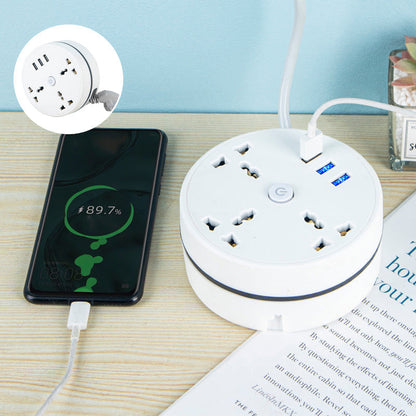 🔌 50% OFF NOW! ⏰ Cord-Winding Universal Power Strip – Built-in cord reel, multiple outlets & surge protection – Keeps cables tidy & organized at home or office ✨
