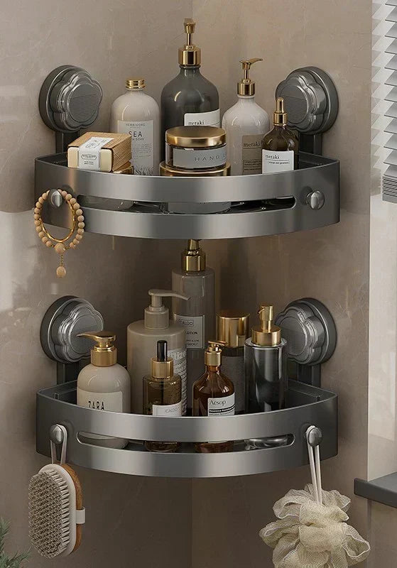 Corner Shower Storage Rack🚿Space-Saving & Easy to Install, Perfect for Organizing Toiletries ✨