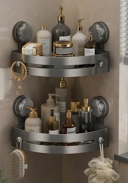Corner Shower Storage Rack🚿Space-Saving & Easy to Install, Perfect for Organizing Toiletries ✨