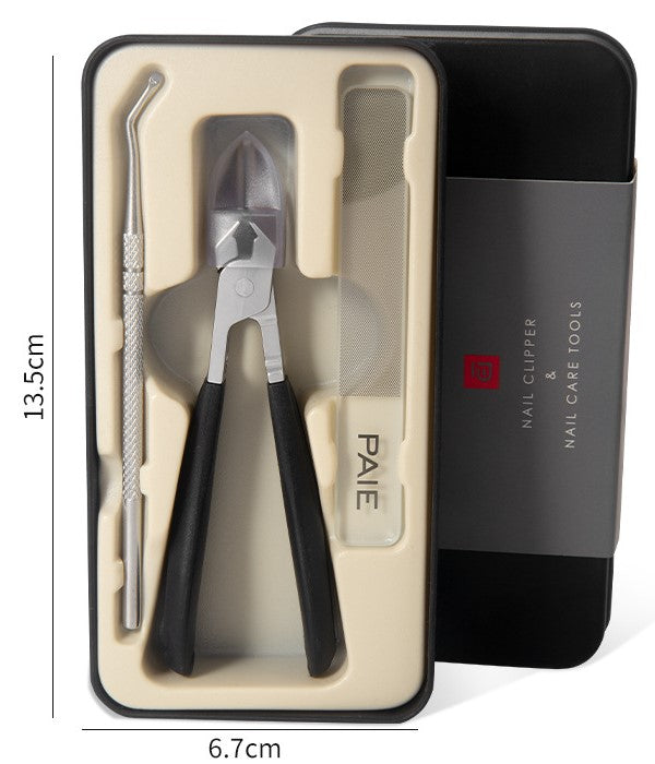 🔥2026 Hot Sale🔥Anti-Splash 25° Slant Edge Nail Clipper 3-Piece Set