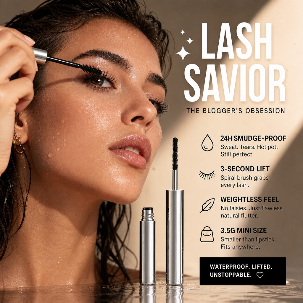 LAST DAY SALE: ONLY ￡6.99!! Waterproof Curling & Lengthening Mascara