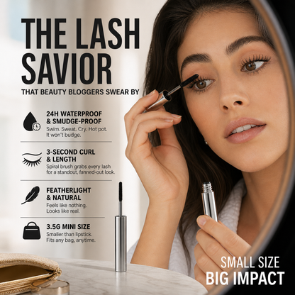 LAST DAY SALE: ONLY ￡6.99!! Waterproof Curling & Lengthening Mascara