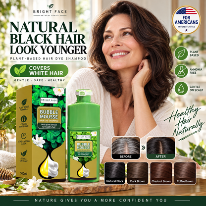 🏆 Last Day Special Price 16.99! 💇‍♀️Long‑Lasting Plant‑Based Foam Hair Dye｜Ammonia‑Free Easy DIY At‑Home Foam Hair Color