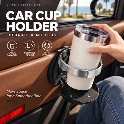Foldable Car Door Cup Holder
