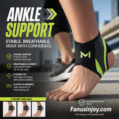 Breathable Elastic Ankle Support Brace