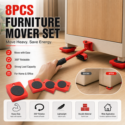 🪑 LIMITED-TIME 50% OFF! 💪 Furniture Mover – Glides & Lift for Heavy Furniture ✨