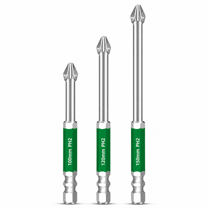 📢 50% OFF!🔥✨Magnetic Phillips Bit Set – Anti-Slip Grip & Impact Resistance for DIY & Repairs