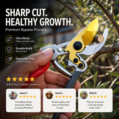 🥳HOT SALE🥳💞50K+ SOLD! Pruning Shears – From £12.99! SK5 edge, rubberized grip & 30/50mm capacity. Clean cuts – grab yours! ✅