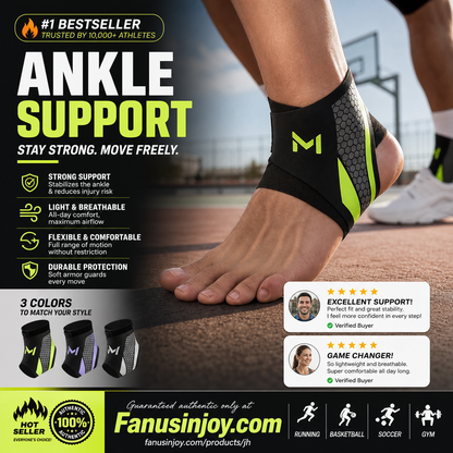 Breathable Elastic Ankle Support Brace