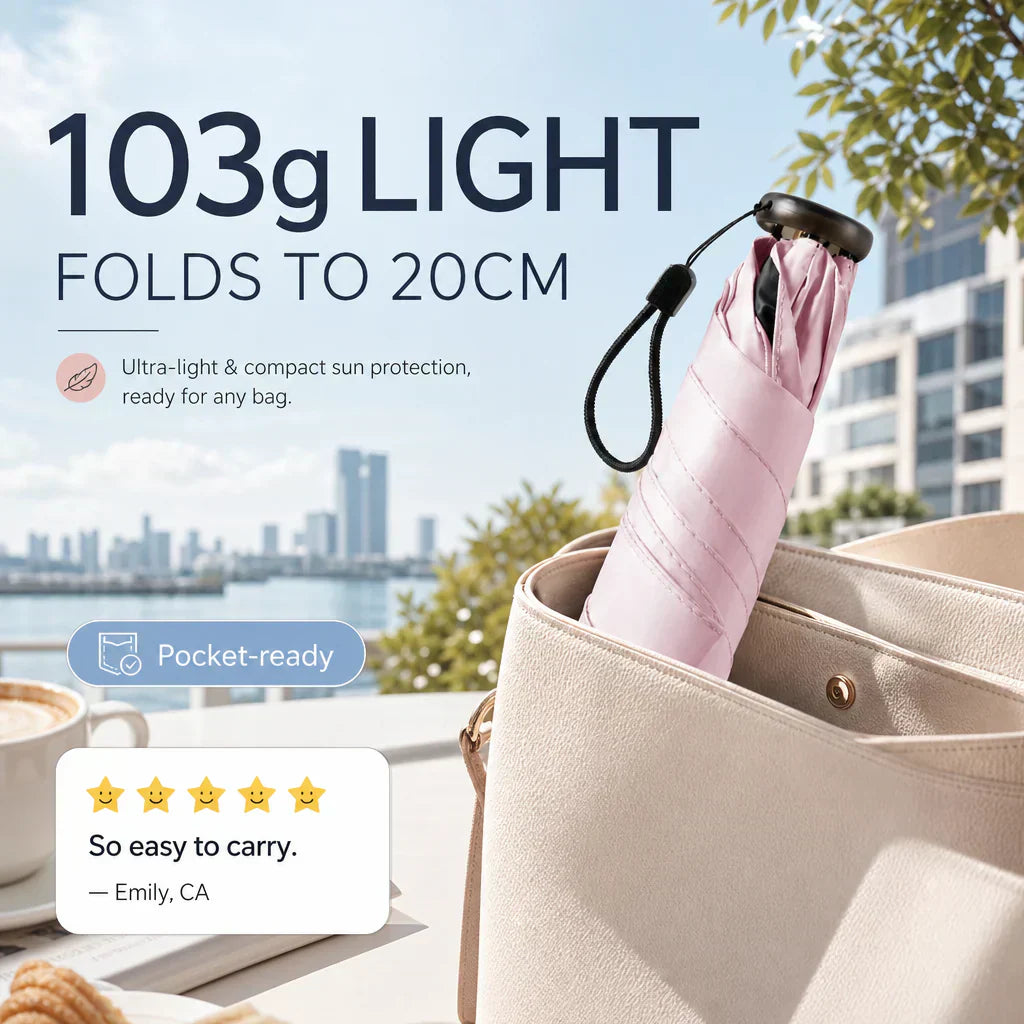 🏆 Last Day Special Price £8.99 ! 🔥Buy more Save more🎁Ultra-Lightweight Compact All-Weather Umbrella