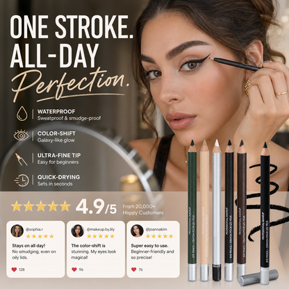 ⏳BUY 1 GET 1 FREE!⏰Soft Smudgeable Eyeliner Pencil – Long-Lasting, Effortless Blend