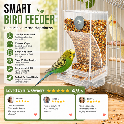 🎉Limited‑Time 60% OFF 🐦No Mess Automatic Bird Feeder