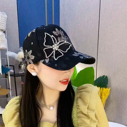 📢📢50% OFF !! ⏰Mesh Diamond Butterfly Baseball Cap