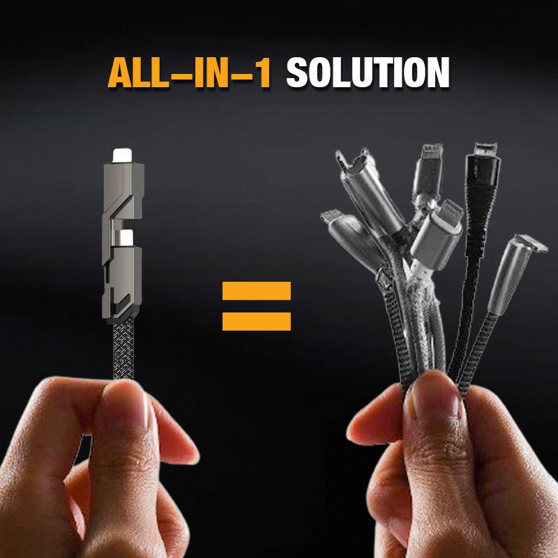 Hot Sale 50% OFF 4-in-1 Fast Charging & Data Sync Charger Cord