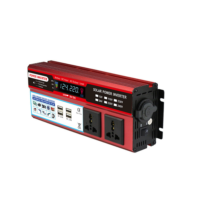 ⏳Limited-time 50% off⏰Portable 2000W Power Inverter Car Charger Adapter DC to AC🚗🔋
