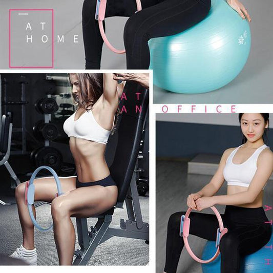 💪Pilates Ring Fitness Trainer🏋️‍♀️Adjustable Resistance, Tones Arms/Legs/Core & Perfect for Home Workouts📦