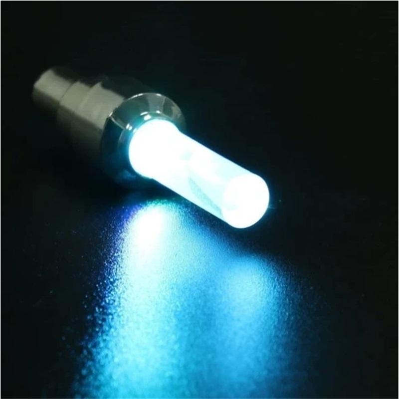 Motion-Activated LED Tyre Valve Cap Lights | Auto On/Off, Waterproof, 700hr Battery | Bike, Car & Motorcycle | 12 PCS