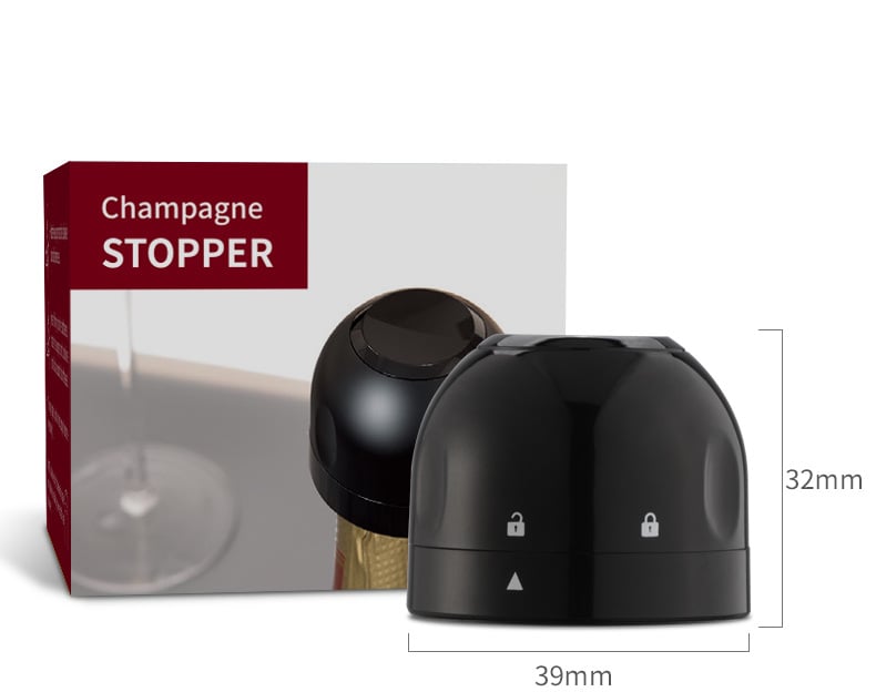 🎉 2026 Sale — Over 29,000 Sold! 🍾 Wine & Champagne Stopper – Twist-Lock Seals Freshness, Keeps Bubbles Alive for Days! ✨
