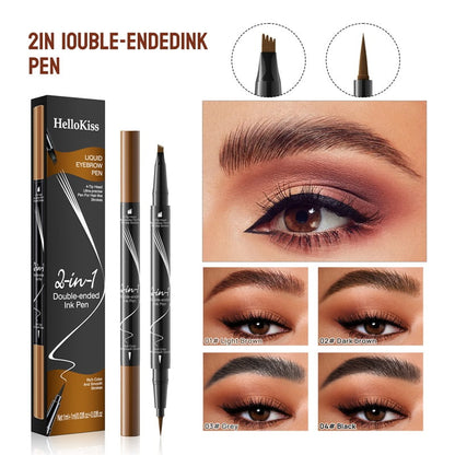 🔥Buy 1 Get 1 Free🔥2-In-1 Waterproof Long-Lasting Eyebrow Pen