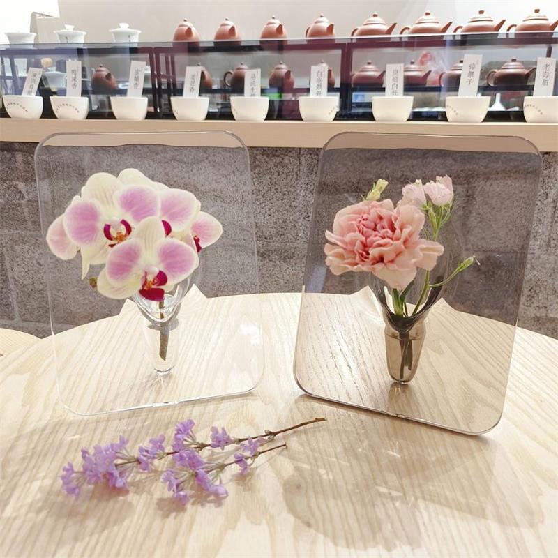💐Buy 2 Get 1 Free🎁Nordic Transparent Acrylic Vase | Elegant Desktop Plant Holder & Home Decor | Modern Centerpiece for Living Room & Wedding Tables