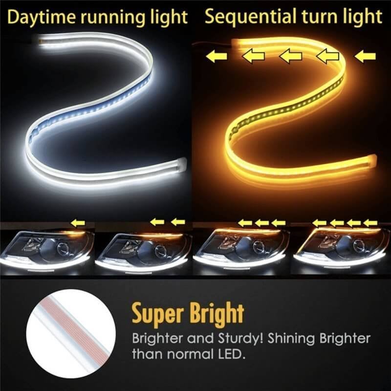 ⏳🔥LIMITED-TIME 50% OFF! ⏰Flexible Car LED Flow Type Auto Signal Light 🚗💡