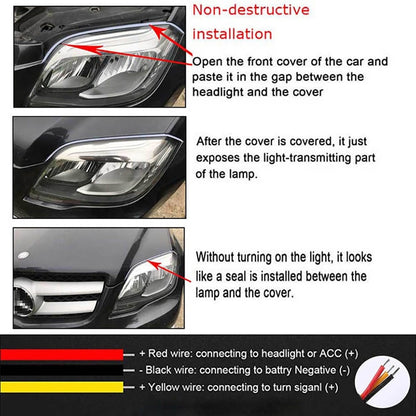 ⏳🔥LIMITED-TIME 50% OFF! ⏰Flexible Car LED Flow Type Auto Signal Light 🚗💡
