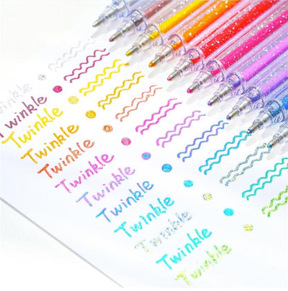 🎁Glitter Gel Pen Set – Smooth Writing 🎨