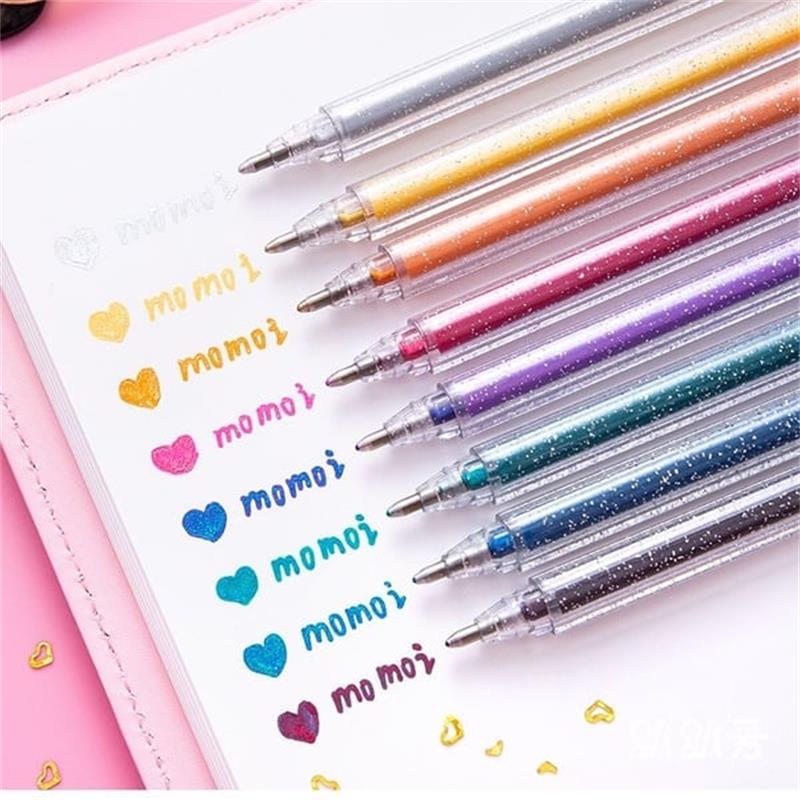 🎁Glitter Gel Pen Set – Smooth Writing 🎨