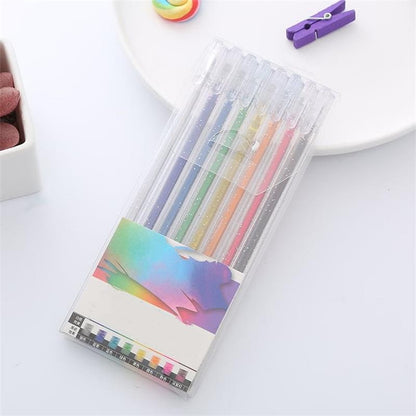 🎁Glitter Gel Pen Set – Smooth Writing 🎨