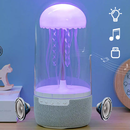 Kwallen sfeerlamp met bluetooth luidspreker