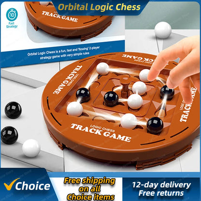 ♟️🌀Logic Chess Track Game Set