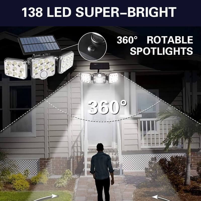 🔥Triple LED Solar Wall Light