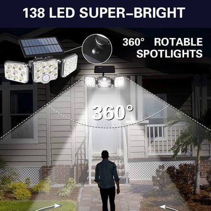 🔥Triple LED Solar Wall Light