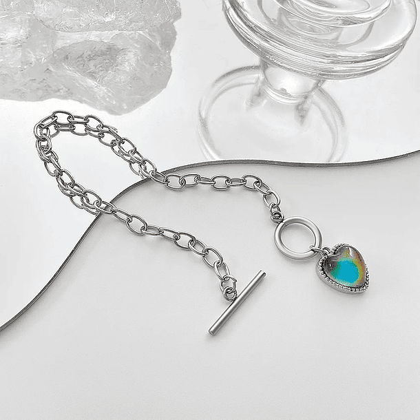 🥳2026 HOT SALE🥳💞50K+ SOLD! 💖🌈 50% OFF! Colour-Changing Heart Jewellery – temperature-responsive copper pendant, 2-piece sets (bracelets/necklaces). A unique gift! 🎁✨
