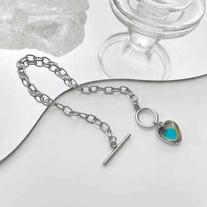 🥳2026 HOT SALE🥳💞50K+ SOLD! 💖🌈 50% OFF! Colour-Changing Heart Jewellery – temperature-responsive copper pendant, 2-piece sets (bracelets/necklaces). A unique gift! 🎁✨