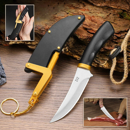 🔥Multipurpose Outdoor Portable Fruit Knife with Sheath