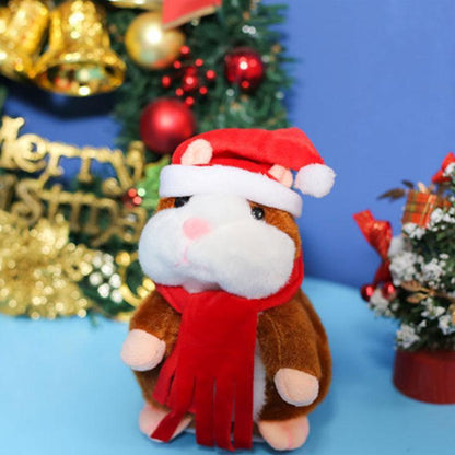 ⏳50% OFF!⏰Talking Hamster Plush – Repeats sounds & cute interactive fun 🐹✨