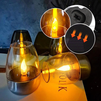 🕯️Solar Flickering Tea Lights – Realistic flame effect, dusk-to-dawn auto on. IP65 waterproof, lasts 6-8 hours. No wires, no fuss. Perfect for garden evenings✅🌙