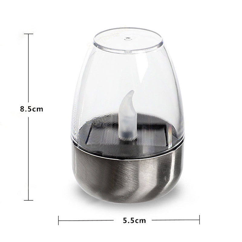 🕯️Solar Flickering Tea Lights – Realistic flame effect, dusk-to-dawn auto on. IP65 waterproof, lasts 6-8 hours. No wires, no fuss. Perfect for garden evenings✅🌙