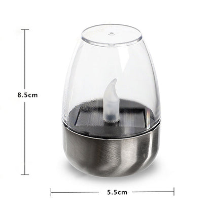 🕯️Solar Flickering Tea Lights – Realistic flame effect, dusk-to-dawn auto on. IP65 waterproof, lasts 6-8 hours. No wires, no fuss. Perfect for garden evenings✅🌙