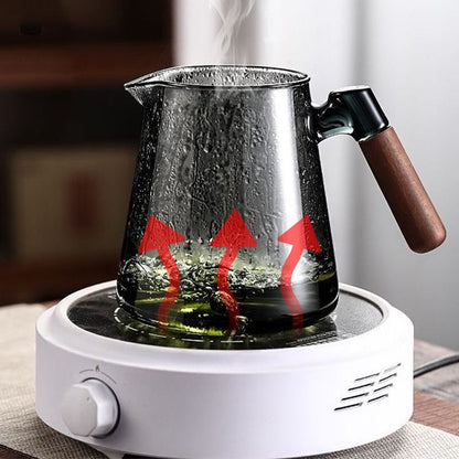♨️Leaves and water separation press teapot
